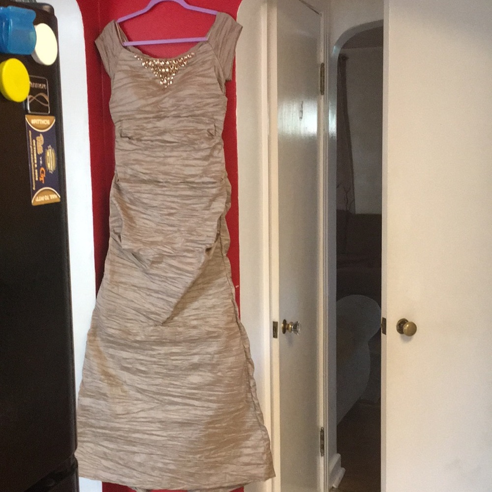 New tan dress